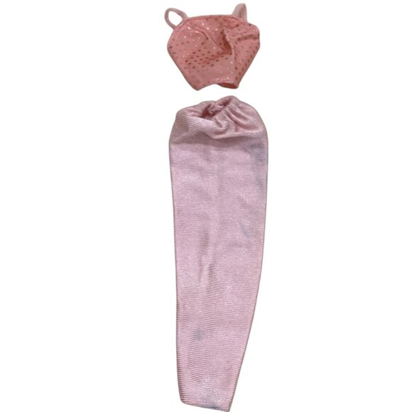 1981 Pretty in Pink Barbie Doll Pink Fashion Outfit Set 5 Piece Sheer - Picture 3 of 5